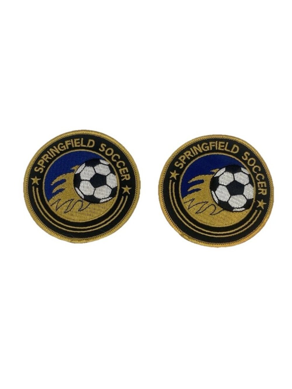 Vintage Springfield Soccer Team Club Patches Lot 2 Montgomery County PA Montco